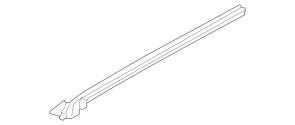 Gasket for doors, windows, interior, left for Mustang 2015-2017