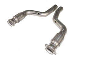 KOOKS Stainless Steel Exhaust Pipe with Green Cat Catalyst Converter for Dodge SRT8 &amp; Hellcat 3 "x 3"