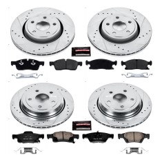 Brake set of front and rear discs and pads for JEEP Grand Cherokee 2016-2020 Brake set of front and rear discs and pads for JEEP Grand Cherokee 2016-2020