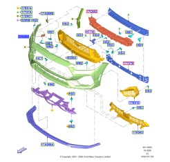 Držák předního nárazníku levý pro Ford Mustang 5.0 V8 2024+