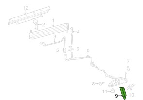 Držák trubky chladící soustavy pro Ford F-150 2011-2020 (1)