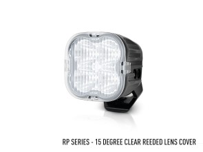 Clear 15° reeded cover of LED light Lazer UTILITY 80 HD / RP SERIES Clear 15° reeded cover of LED light Lazer UTILITY 80 HD / RP SERIES
