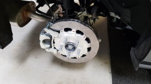 Refurbished FLOWER 330x25mm rear floating brake discs for Mustang 2015+