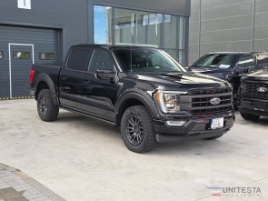 2023 Ford F150 Lariat 4x4 Supercrew 5.0 V8 black magne ride only 49,000 km (2)