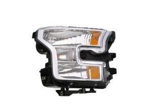 Headlight right front halogen for Ford F-150 2015-2017