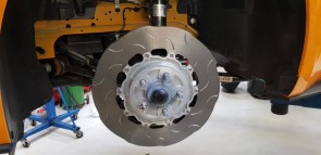 Refurbished FLOWER front floating brake discs with 380x34mm for Mustang 2015+ (3)