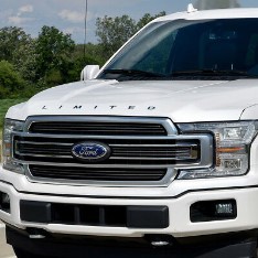 Nápis LIMITED na kapotu - chrom pro F-150 2015+