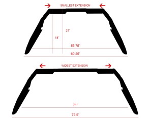 Armordillo CR-Z chase rack body frame for Ford SuperDuty 1999+ (1)