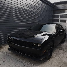 SRT Style hood, aluminum for Dodge Challenger 2008+