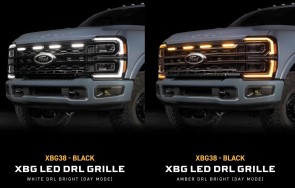 Horní XBG LED mřížka předního nárazníku pro Ford F-250 / F-350 Super Duty 2023+ (1)