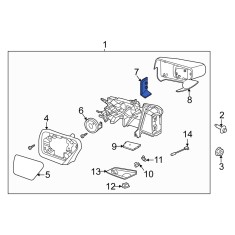Right mirror indicator for F-150 2021+