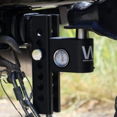 Weigh Safe Aero 2" hitch, adjustable (4"-10") - US/EU tow balls (dual) (2)