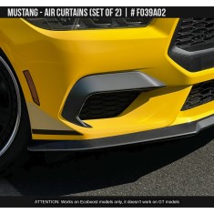 Front bumper air shields for Ford Mustang 2024+ (2)