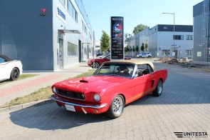 1965 Ford Mustang GT 350 Convertible. red