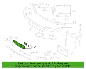 Front Bumper Grille for 2021+ F-150