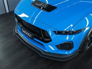 Přední spoiler 3 dílný - matná černá pro Ford Mustang 2024+ (2)
