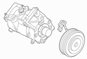 Kompresor klimatizace pro Ford F-150 2021+