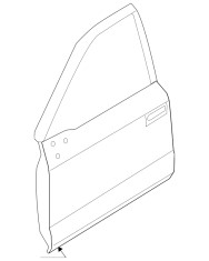 Přední pravé dveře pro F-150 2015-2020