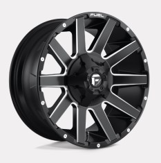 Alu disc FUEL CONTRA black matte 20x10, 5x114.3/5x127 78.1mm ET -18