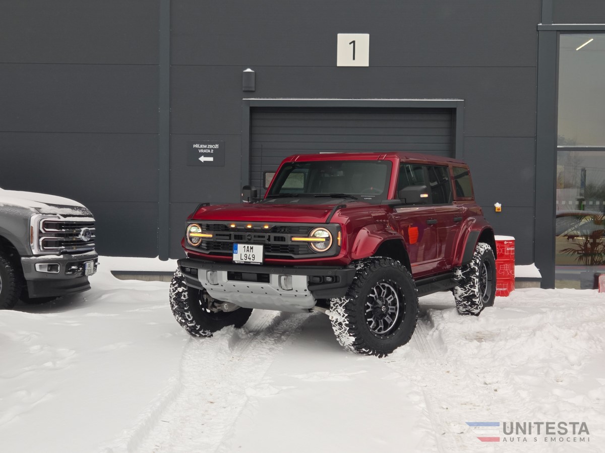 2025 Ford Bronco RAPTOR Ruby Red | UNITESTA