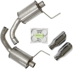 ROUSH exhaust with fittings for Mustang V6 and 2.3l 2015-2020