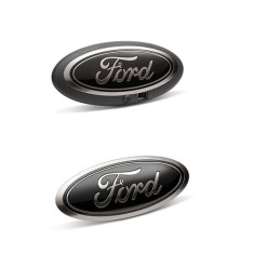 Emblem - Ford logo, black for F-150 2018-2020 front + rear