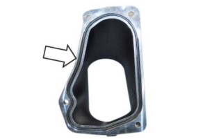 Throttle seal for ROUSH R2300 TVS supercharger