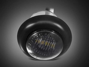 LED position light dimmed, white