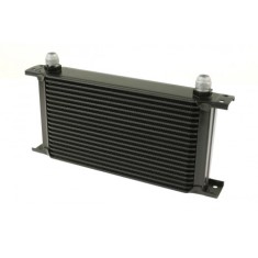 High capacity oil cooler, 19 rows rectangular 330x150x50mm AN8