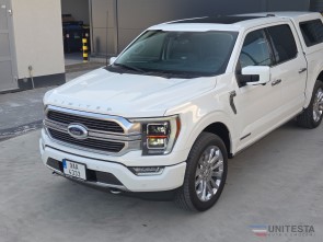 2021 Ford F150 Limited 4x4 3.5 V6 hybrid bílé 7,2 kW Onboard jeté 120 800 km TOP STAV (5)