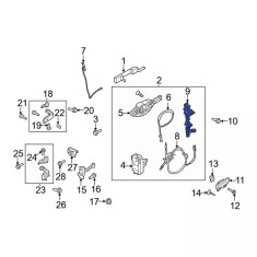 Window guide bar for Ford F-150 2021-2022