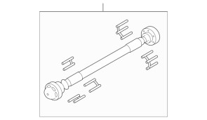 Propshaft for 2018-2020 F-150 3.0L V6