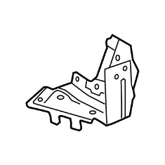 Right Front Bumper Bracket for Chevrolet Silverado 1500 2019+