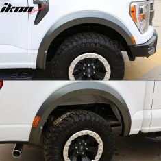 Lemy blatníků s pozičními světly Raptor look pro Ford F-150 2021-2023 (1)